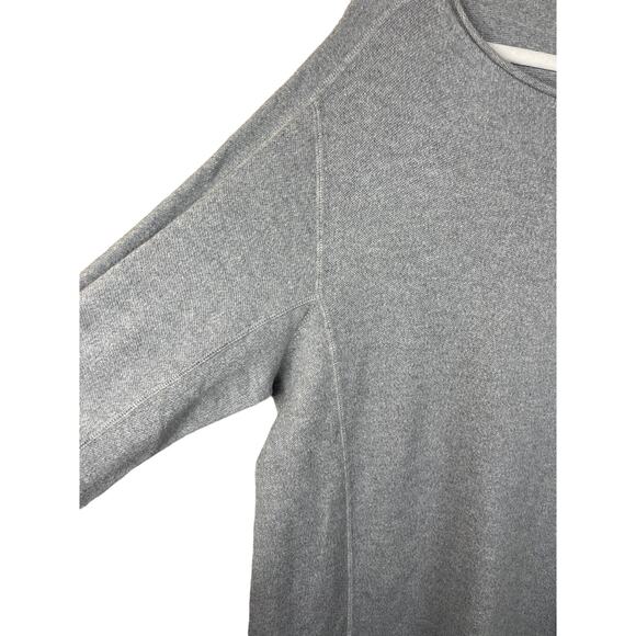 VINCE Trouvé Light Gray Boat Neck 3/4 Wide Sleeves Sweater Dress Size Medium - Picture 6 of 8